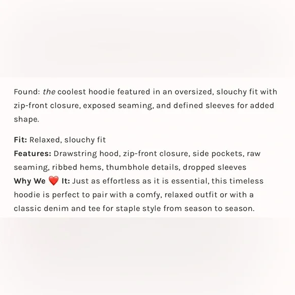 NWT Free People We The Free Camden Hoodie - Picture 5 of 6